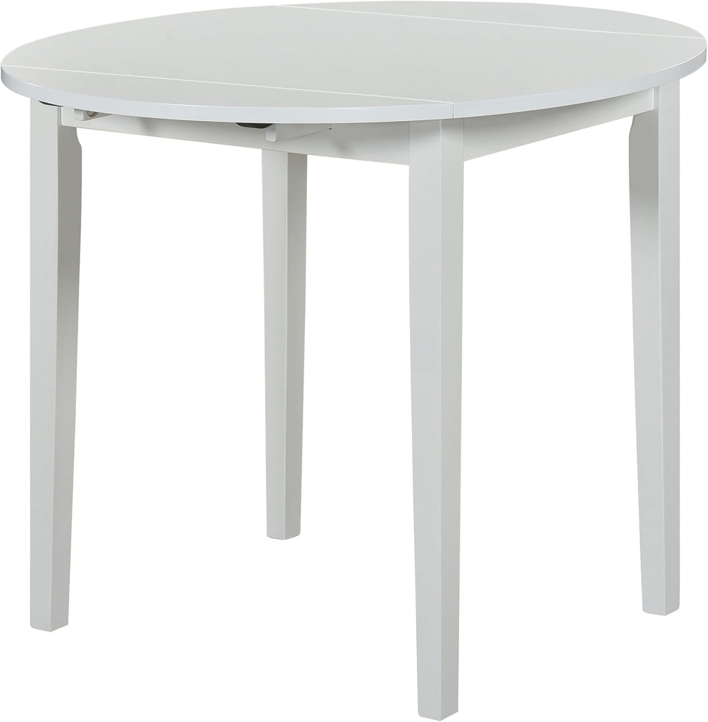 White 3pc Extendable Dining Set