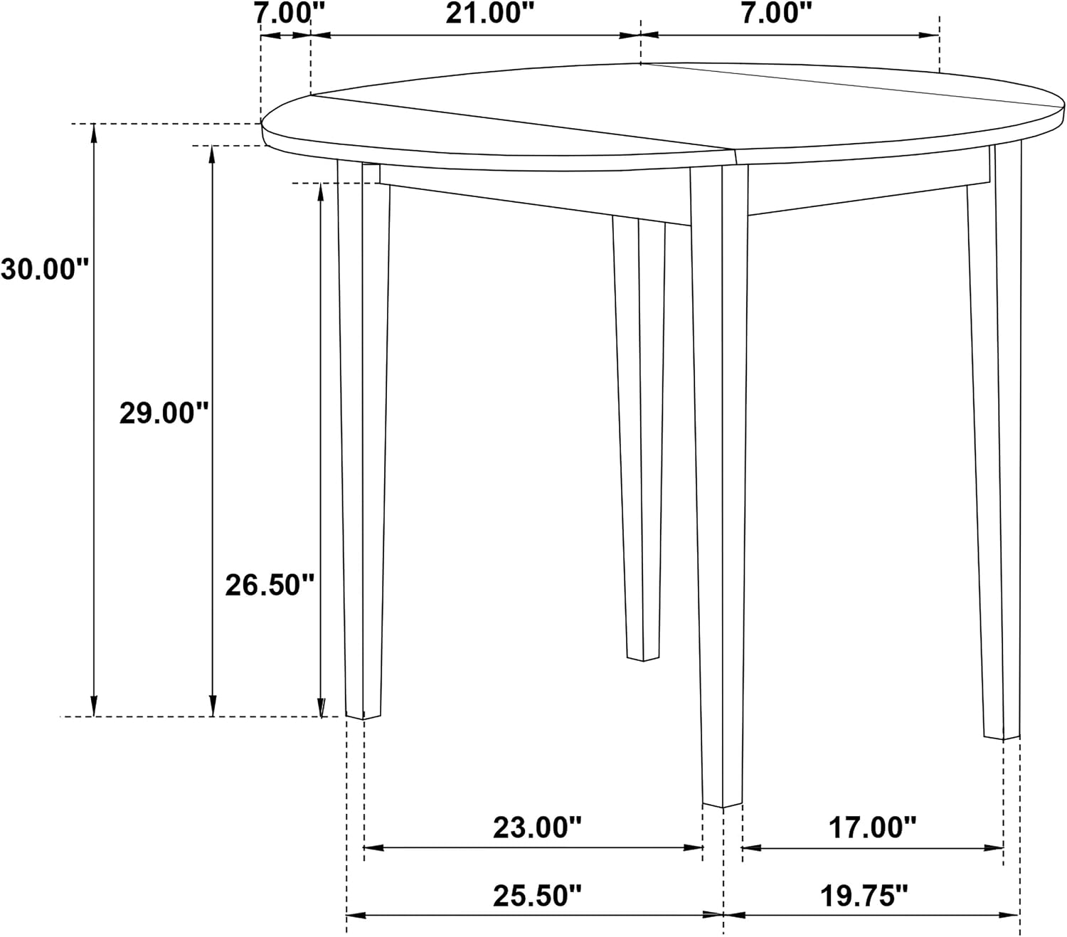 Cappuccino Tan 3pc Round Dining Set