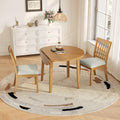 Light Brown 3pc Drop Leaf Dining Set